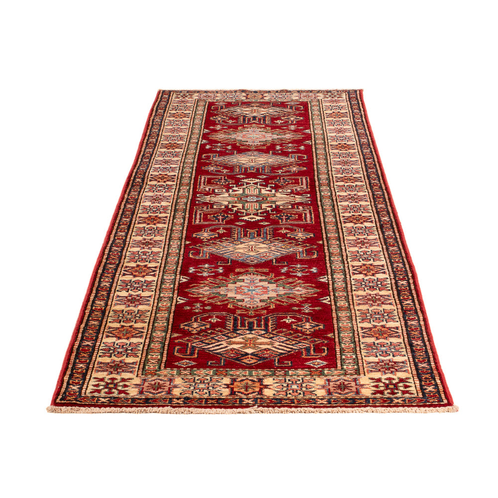 Alfombra de pasillo Alfombra Ziegler - Kazak - 251 x 76 cm - rojo