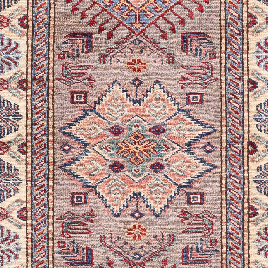 Alfombra de pasillo Alfombra Ziegler - Kazak - 252 x 76 cm - salmón