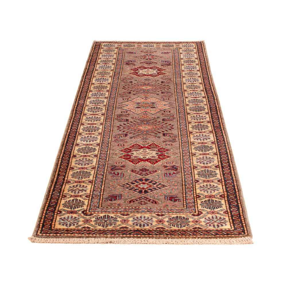 Alfombra de pasillo Alfombra Ziegler - Kazak - 252 x 76 cm - salmón