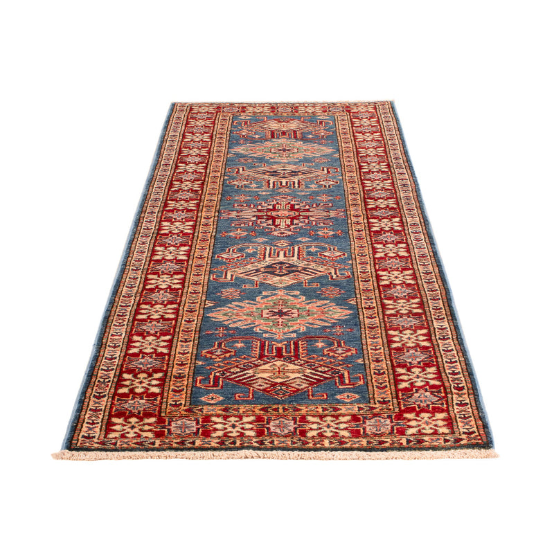 Alfombra de pasillo Alfombra Ziegler - Kazak - 242 x 73 cm - azul