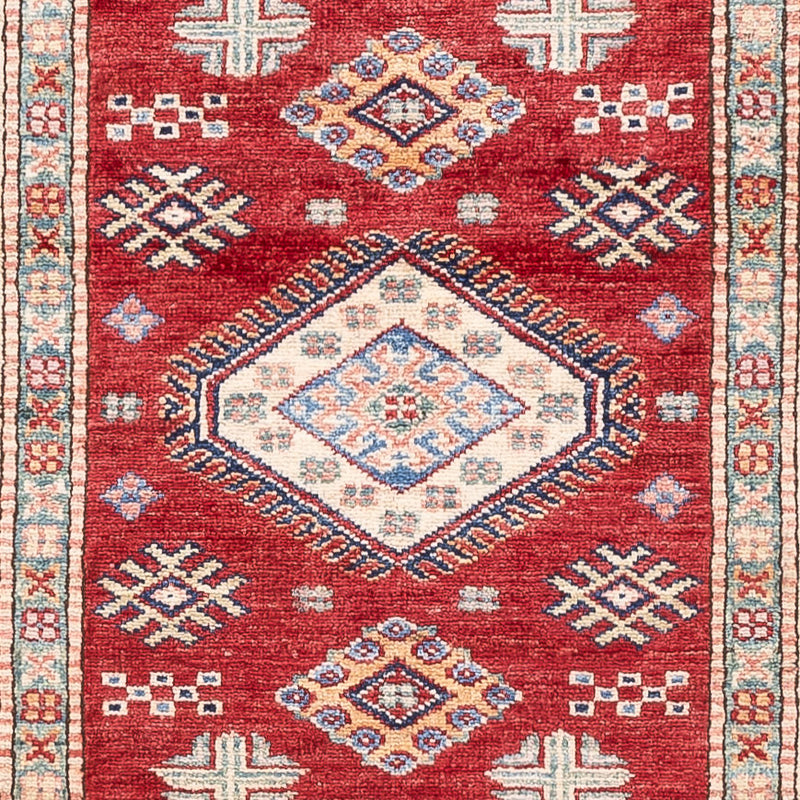 Alfombra de pasillo Alfombra Ziegler - Kazak - 238 x 75 cm - rojo