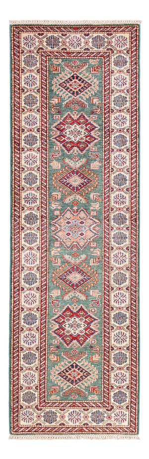 Alfombra de pasillo Alfombra Ziegler - Kazak - 248 x 75 cm - verde oscuro