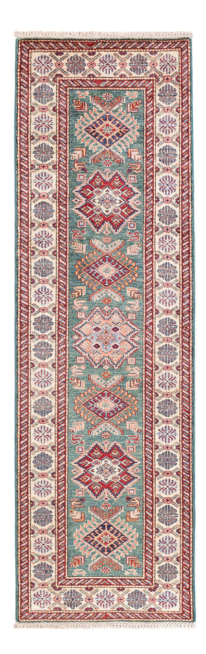 Alfombra de pasillo Alfombra Ziegler - Kazak - 248 x 73 cm - verde oscuro