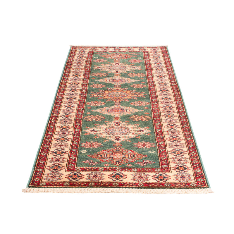 Alfombra de pasillo Alfombra Ziegler - Kazak - 242 x 78 cm - verde