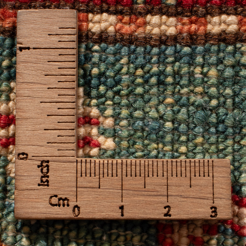 Alfombra de pasillo Alfombra Ziegler - Kazak - 242 x 78 cm - verde