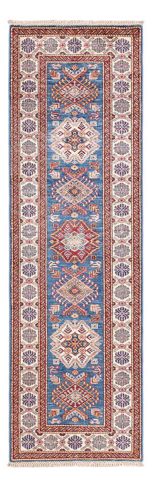 Alfombra de pasillo Alfombra Ziegler - Kazak - 246 x 75 cm - azul