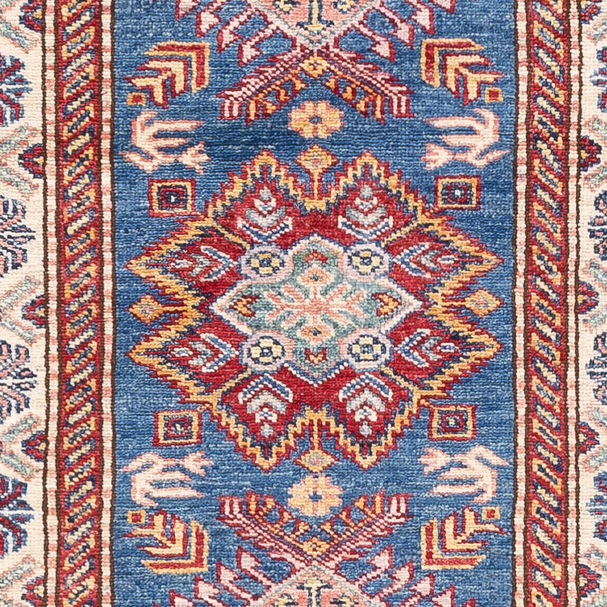 Alfombra de pasillo Alfombra Ziegler - Kazak - 247 x 73 cm - azul