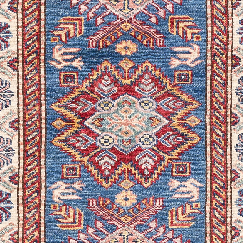 Alfombra de pasillo Alfombra Ziegler - Kazak - 247 x 73 cm - azul