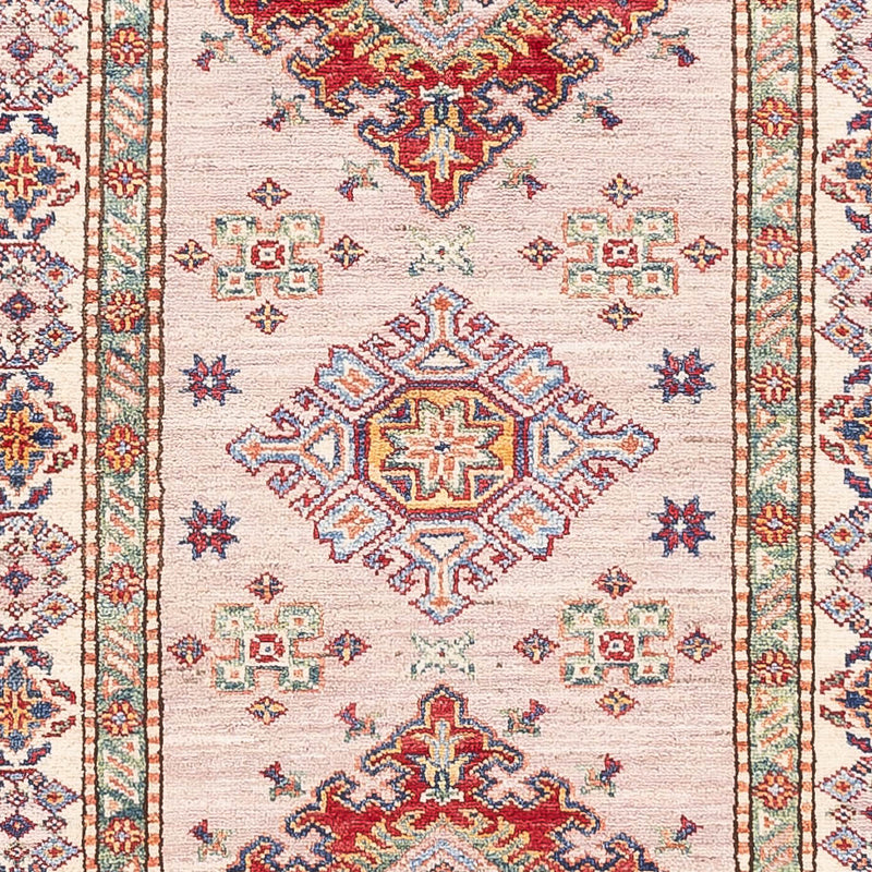 Alfombra de pasillo Alfombra Ziegler - Kazak - 293 x 76 cm - salmón