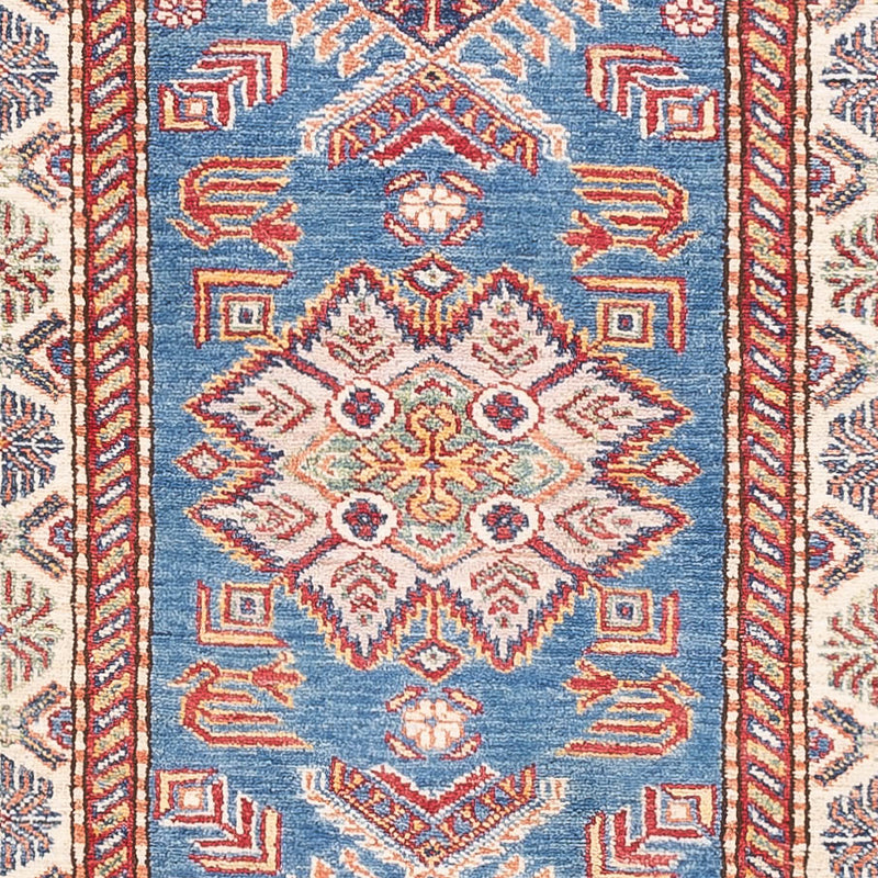 Alfombra de pasillo Alfombra Ziegler - Kazak - 287 x 78 cm - azul
