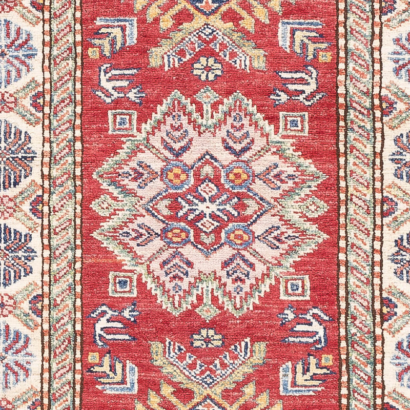 Alfombra de pasillo Alfombra Ziegler - Kazak - 263 x 76 cm - rojo