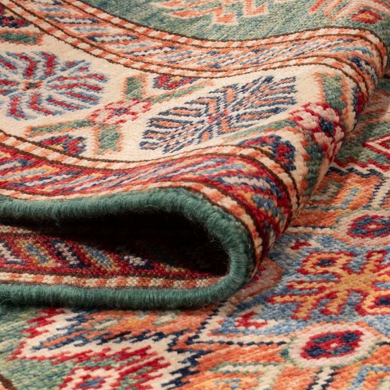 Alfombra de pasillo Alfombra Ziegler - Kazak - 244 x 75 cm - verde claro