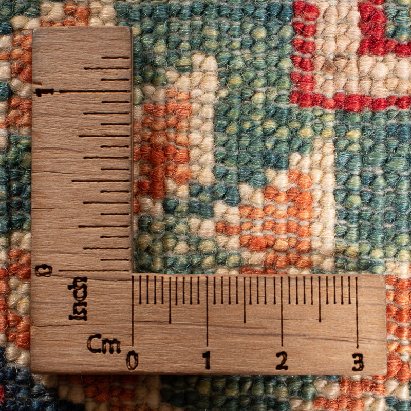 Alfombra de pasillo Alfombra Ziegler - Kazak - 244 x 75 cm - verde claro