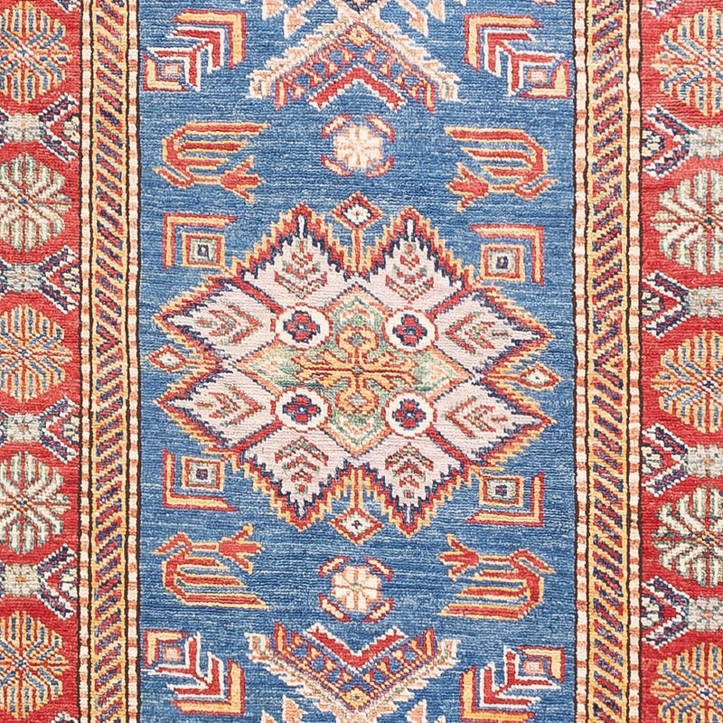 Alfombra de pasillo Alfombra Ziegler - Kazak - 307 x 83 cm - azul