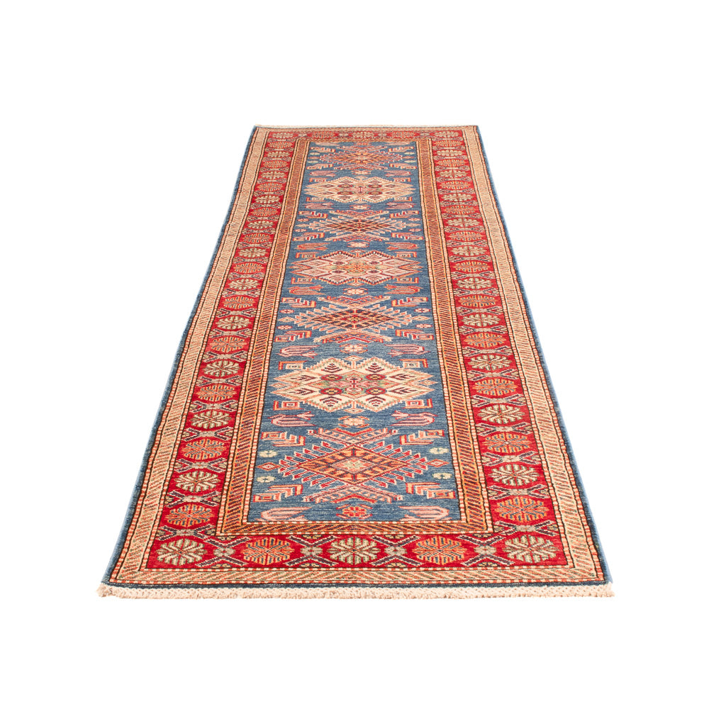 Alfombra de pasillo Alfombra Ziegler - Kazak - 307 x 83 cm - azul