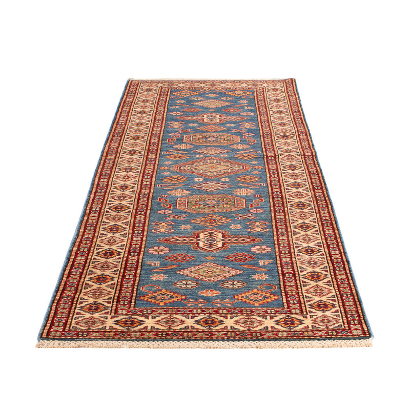 Alfombra de pasillo Alfombra Ziegler - Kazak - 254 x 77 cm - azul