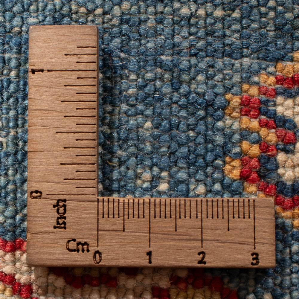 Alfombra de pasillo Alfombra Ziegler - Kazak - 254 x 77 cm - azul