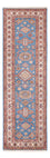 Alfombra de pasillo Alfombra Ziegler - Kazak - 256 x 74 cm - azul