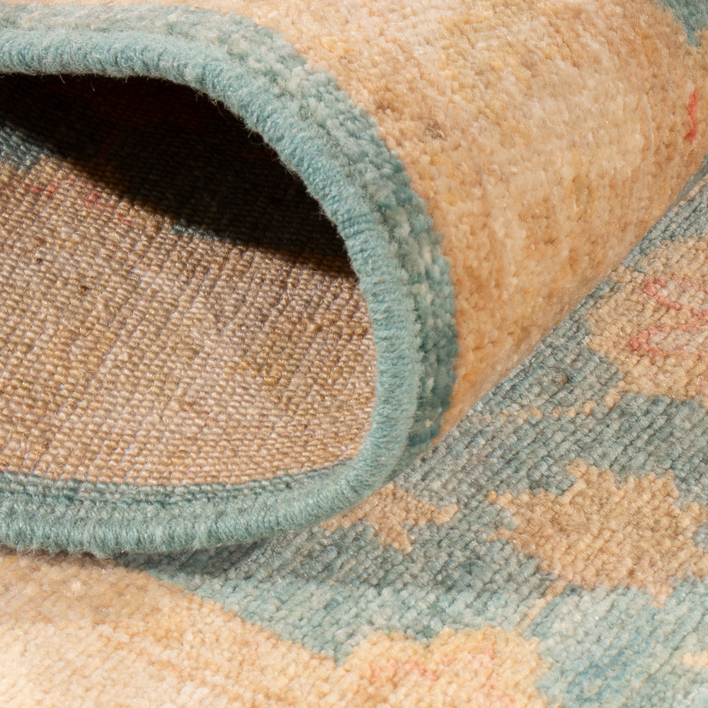 Alfombra de pasillo Alfombra Ziegler - 250 x 55 cm - turquesa