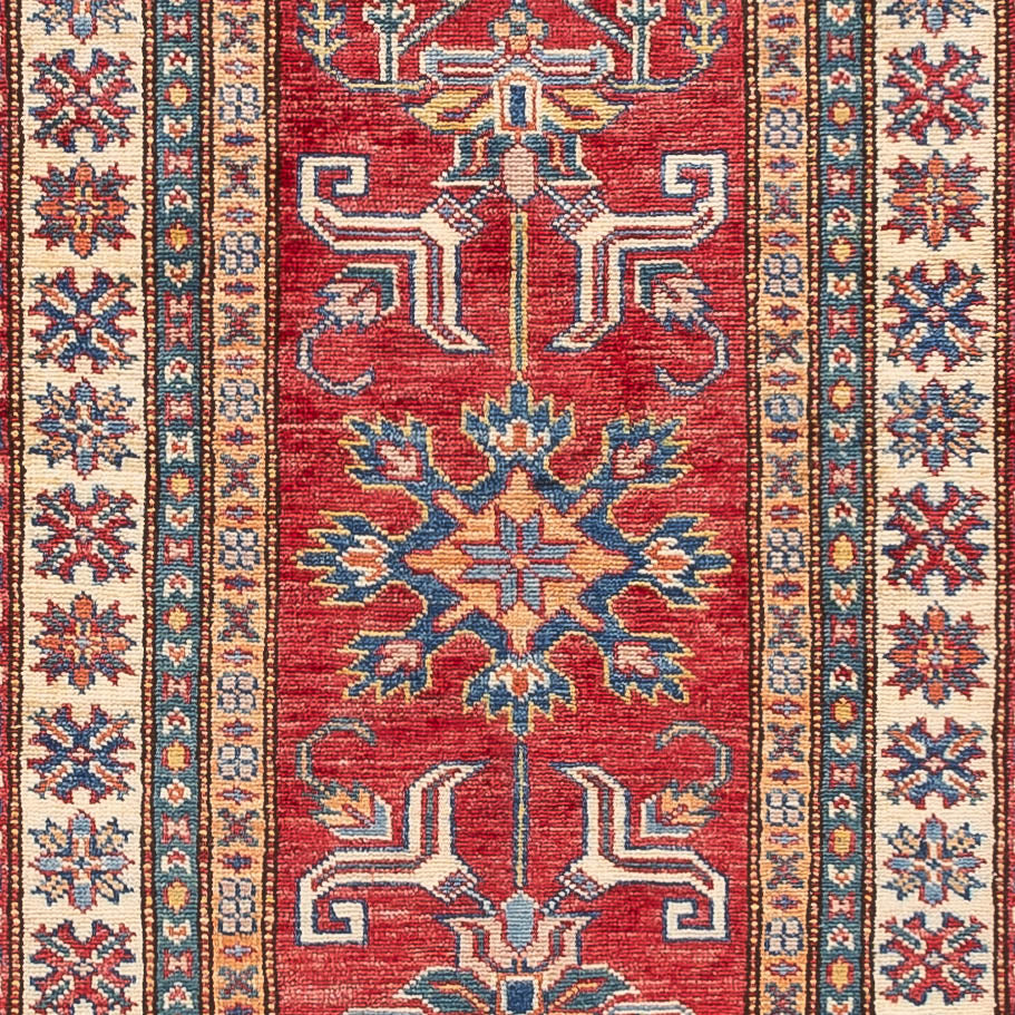 Alfombra de pasillo Alfombra Ziegler - Kazak - 294 x 71 cm - rojo