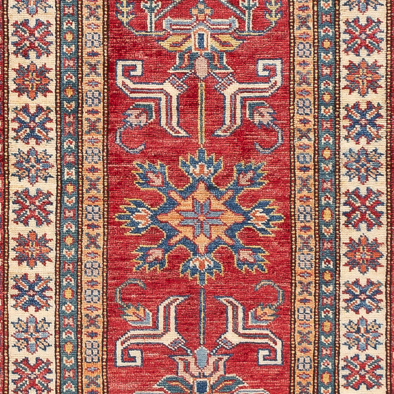 Alfombra de pasillo Alfombra Ziegler - Kazak - 294 x 71 cm - rojo