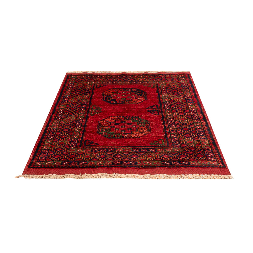 Alfombra afgana - 151 x 104 cm - rojo