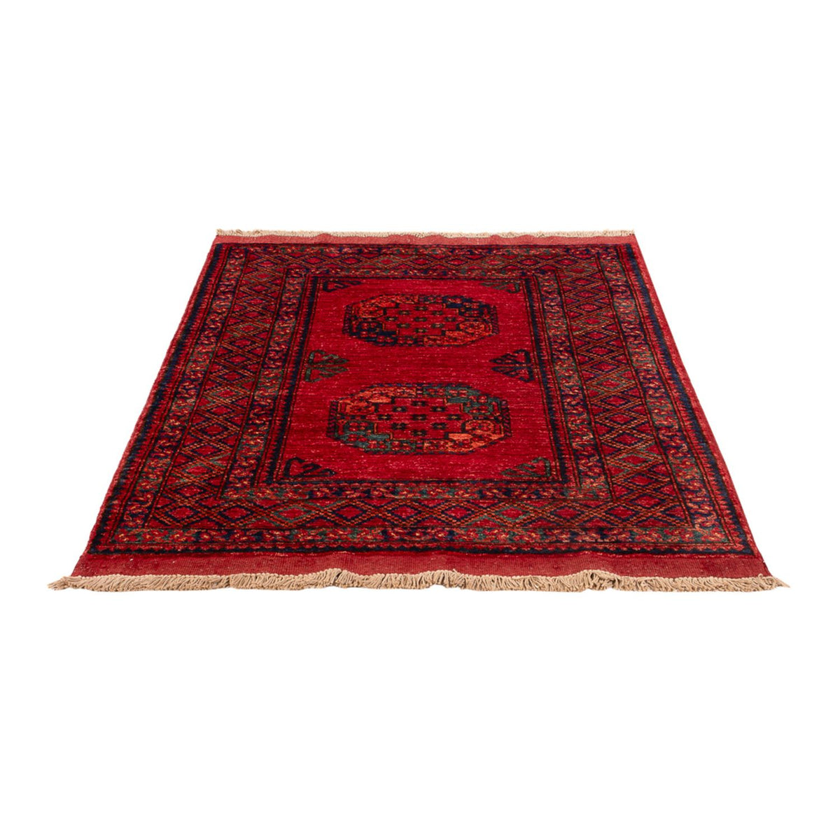 Alfombra afgana - 150 x 102 cm - rojo