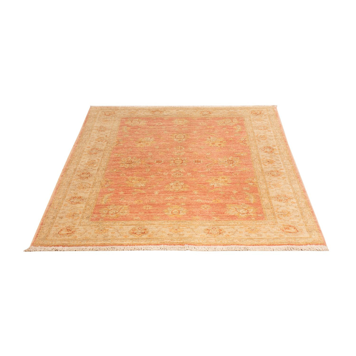 Alfombra Ziegler - 151 x 104 cm - rojo claro