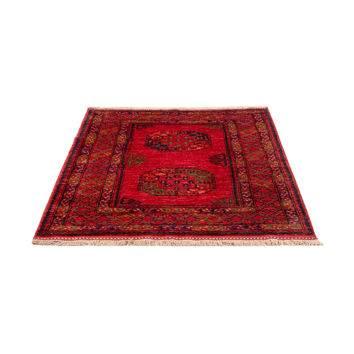 Alfombra afgana - 154 x 108 cm - rojo