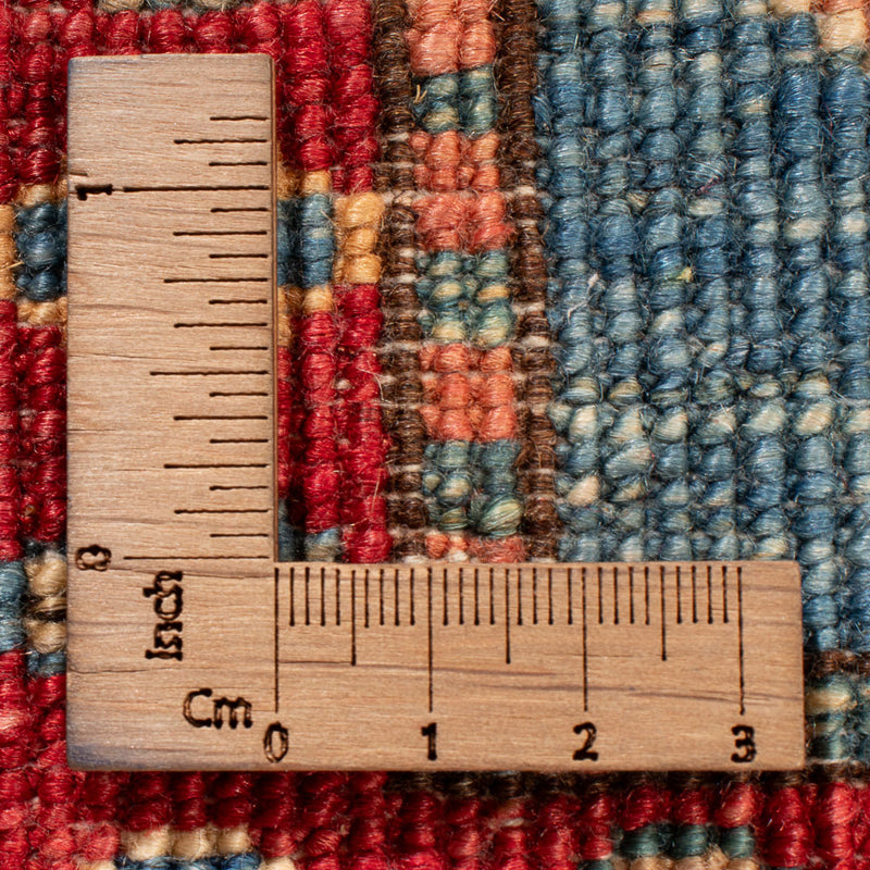 Alfombra Ziegler - Kazak - 150 x 97 cm - azul