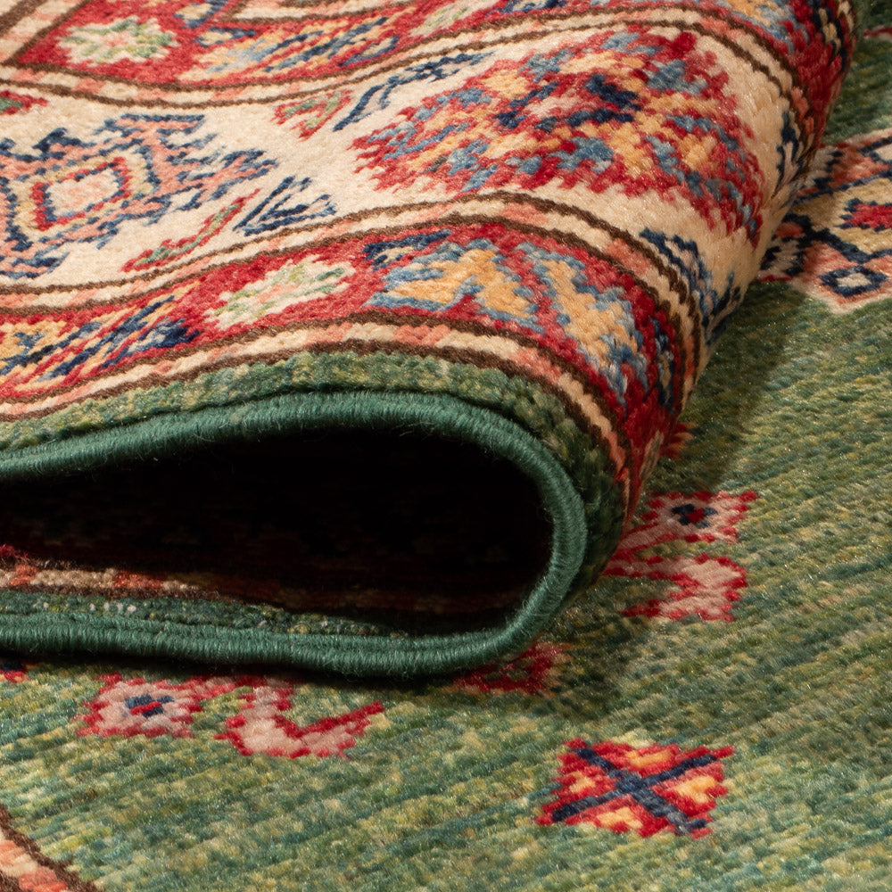 Alfombra Ziegler - Kazak - 160 x 98 cm - verde