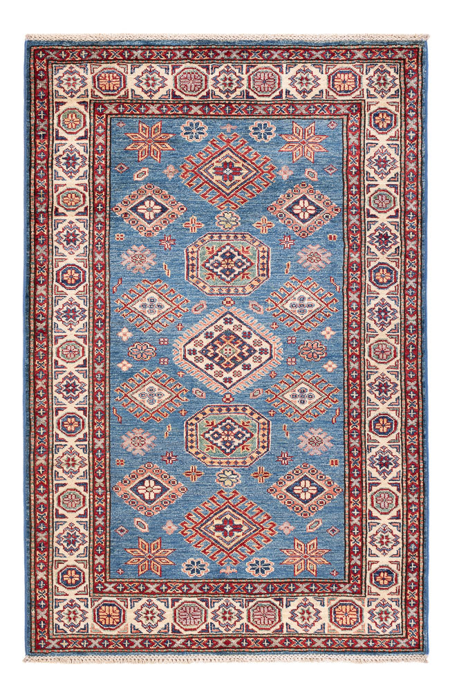 Alfombra Ziegler - Kazak - 154 x 102 cm - azul