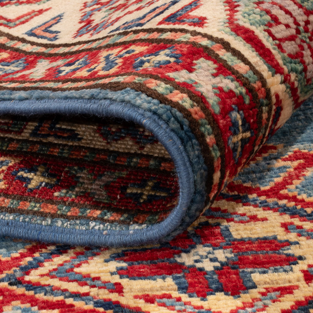 Alfombra Ziegler - Kazak - 154 x 102 cm - azul