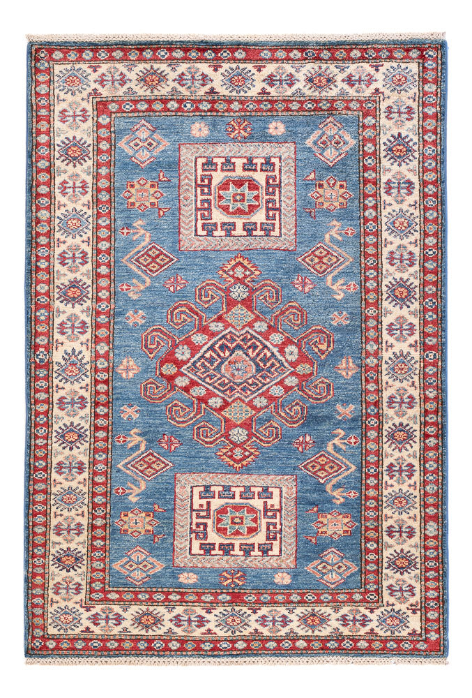 Alfombra Ziegler - Kazak - 150 x 104 cm - azul