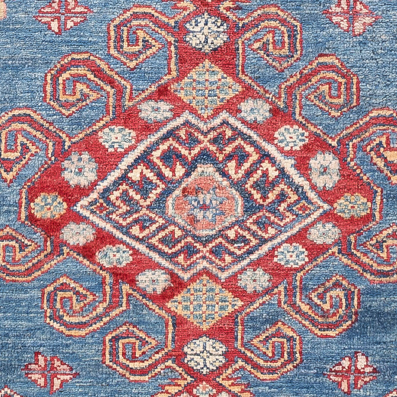 Alfombra Ziegler - Kazak - 150 x 104 cm - azul