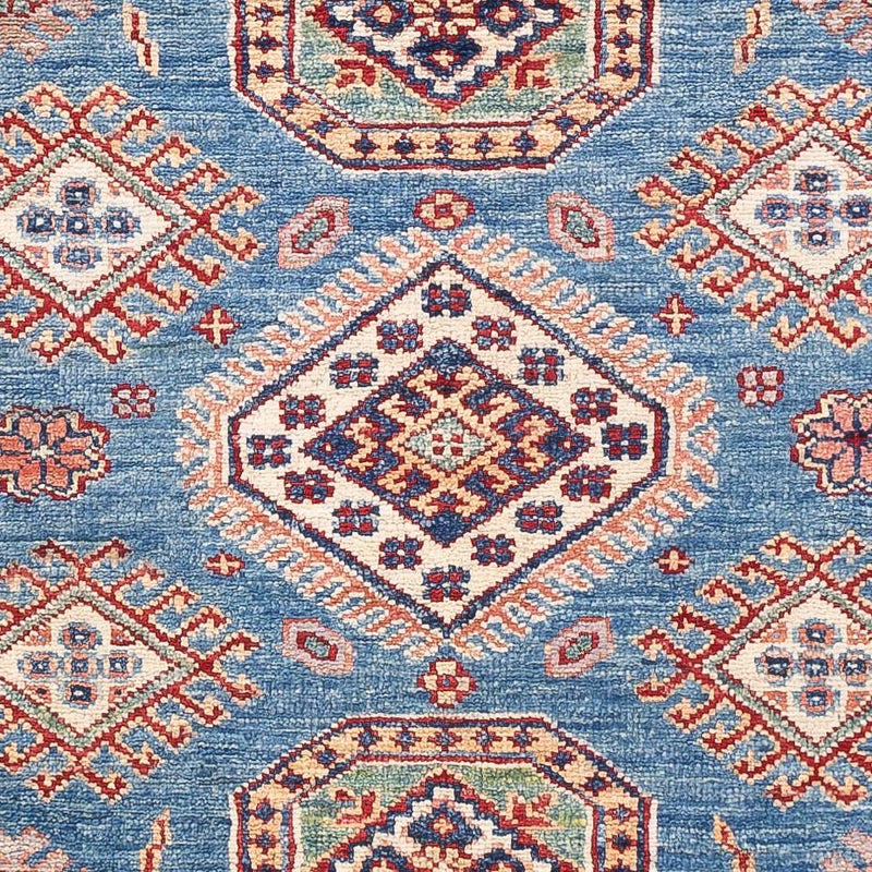Alfombra Ziegler - Kazak - 155 x 99 cm - azul