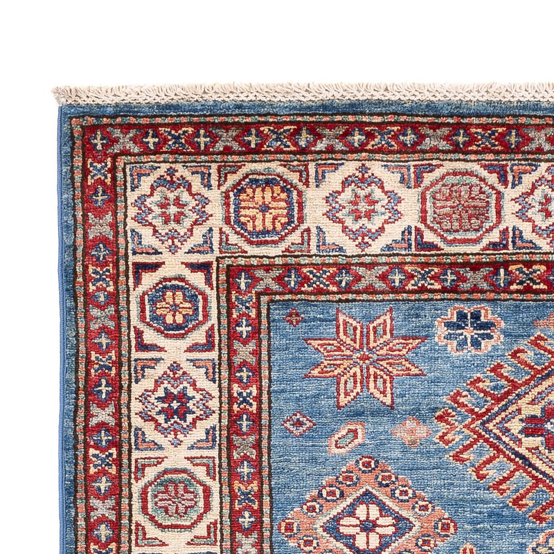 Alfombra Ziegler - Kazak - 155 x 99 cm - azul