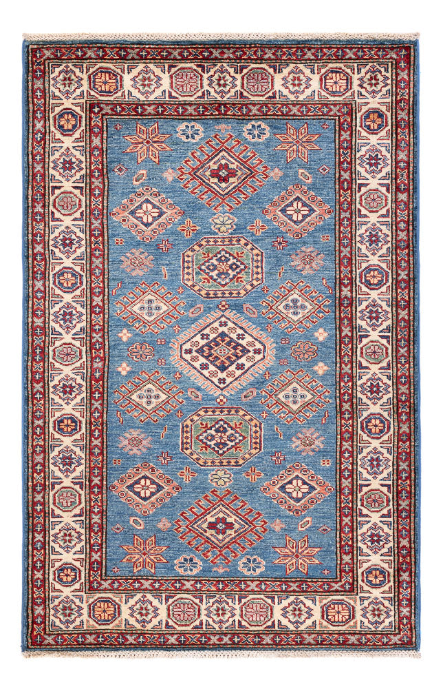 Alfombra Ziegler - Kazak - 157 x 101 cm - azul