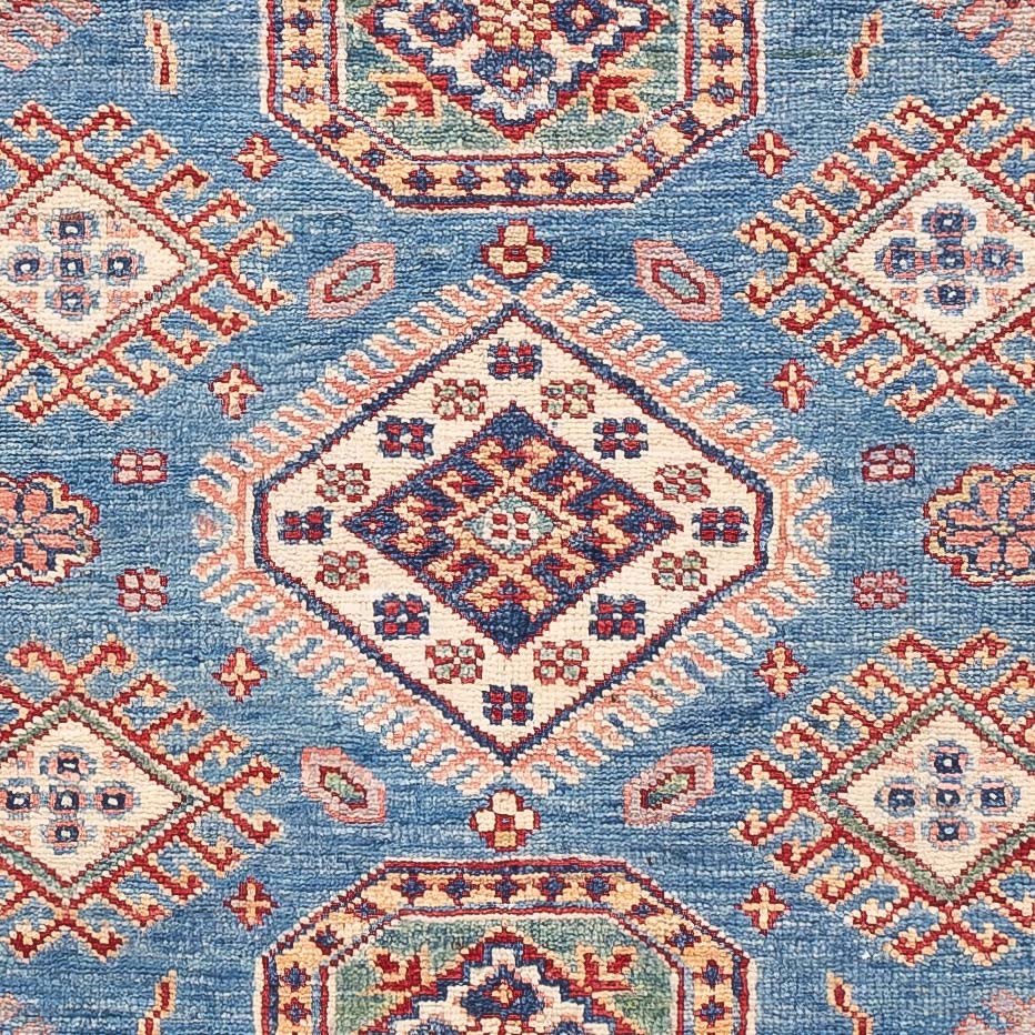 Alfombra Ziegler - Kazak - 157 x 101 cm - azul