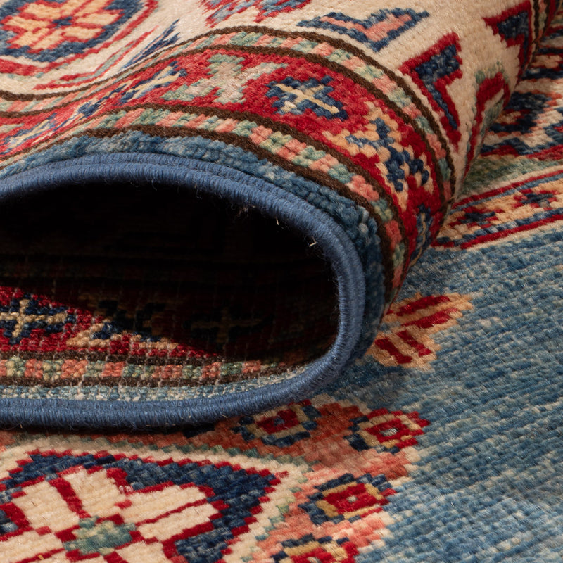 Alfombra Ziegler - Kazak - 154 x 101 cm - azul