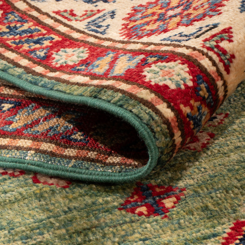 Alfombra Ziegler - Kazak - 158 x 99 cm - verde