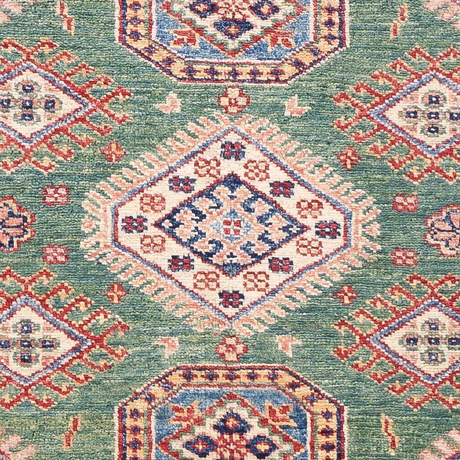 Alfombra Ziegler - Kazak - 155 x 104 cm - verde