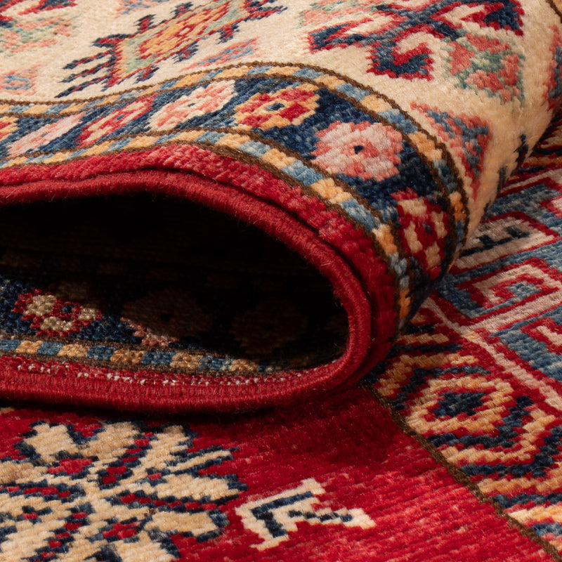 Alfombra Ziegler - Kazak - 154 x 99 cm - rojo