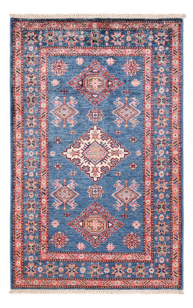 Alfombra Ziegler - Kazak - 152 x 97 cm - azul