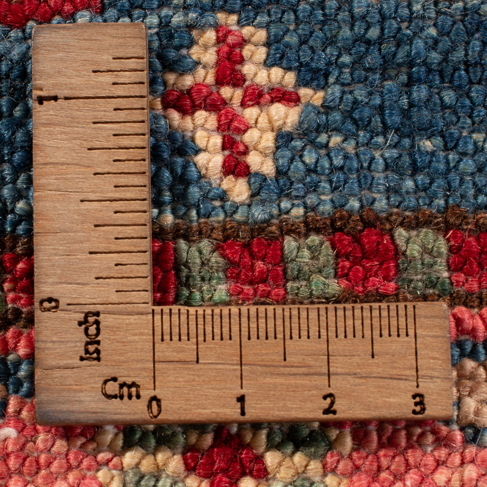 Alfombra Ziegler - Kazak - 152 x 97 cm - azul