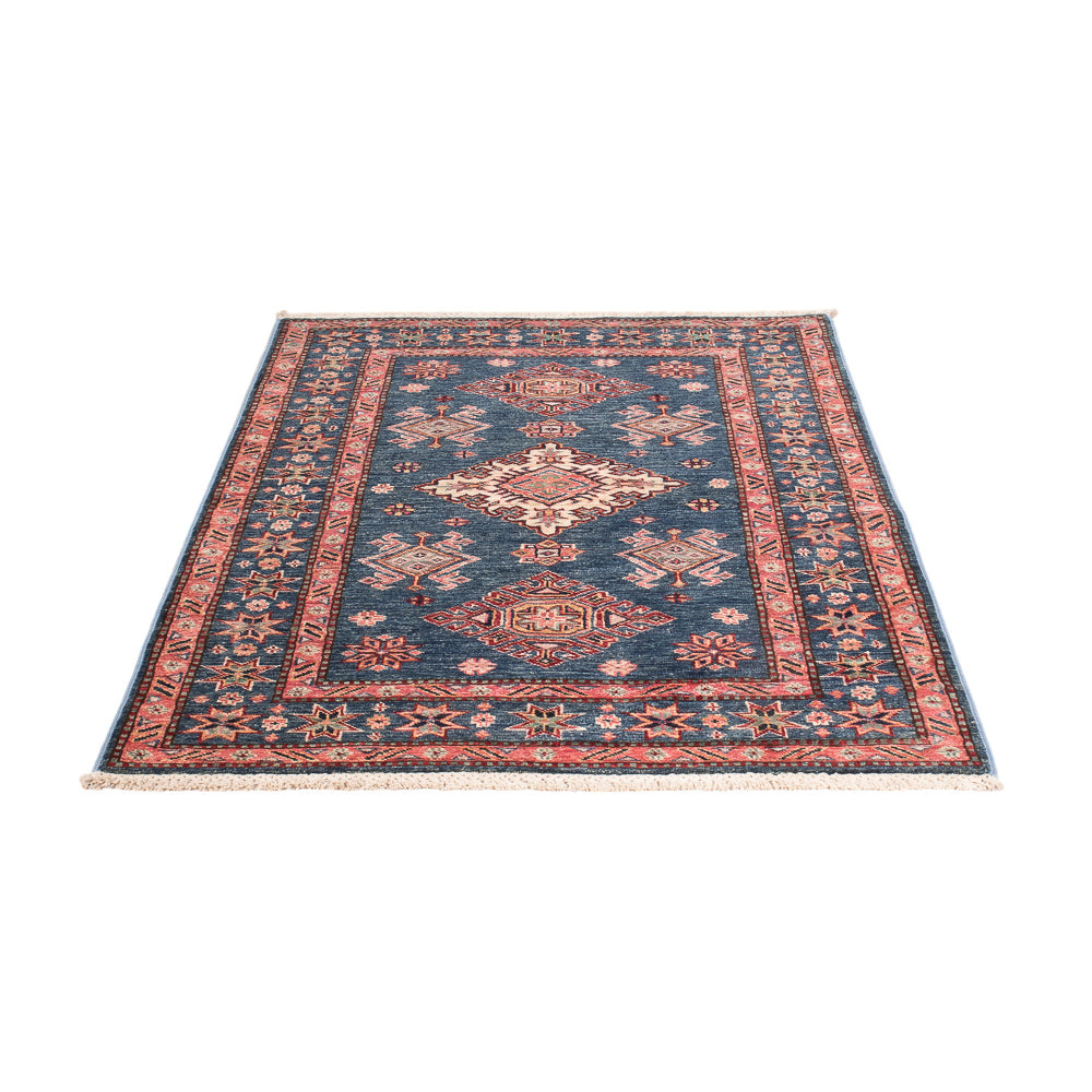 Alfombra Ziegler - Kazak - 152 x 99 cm - azul