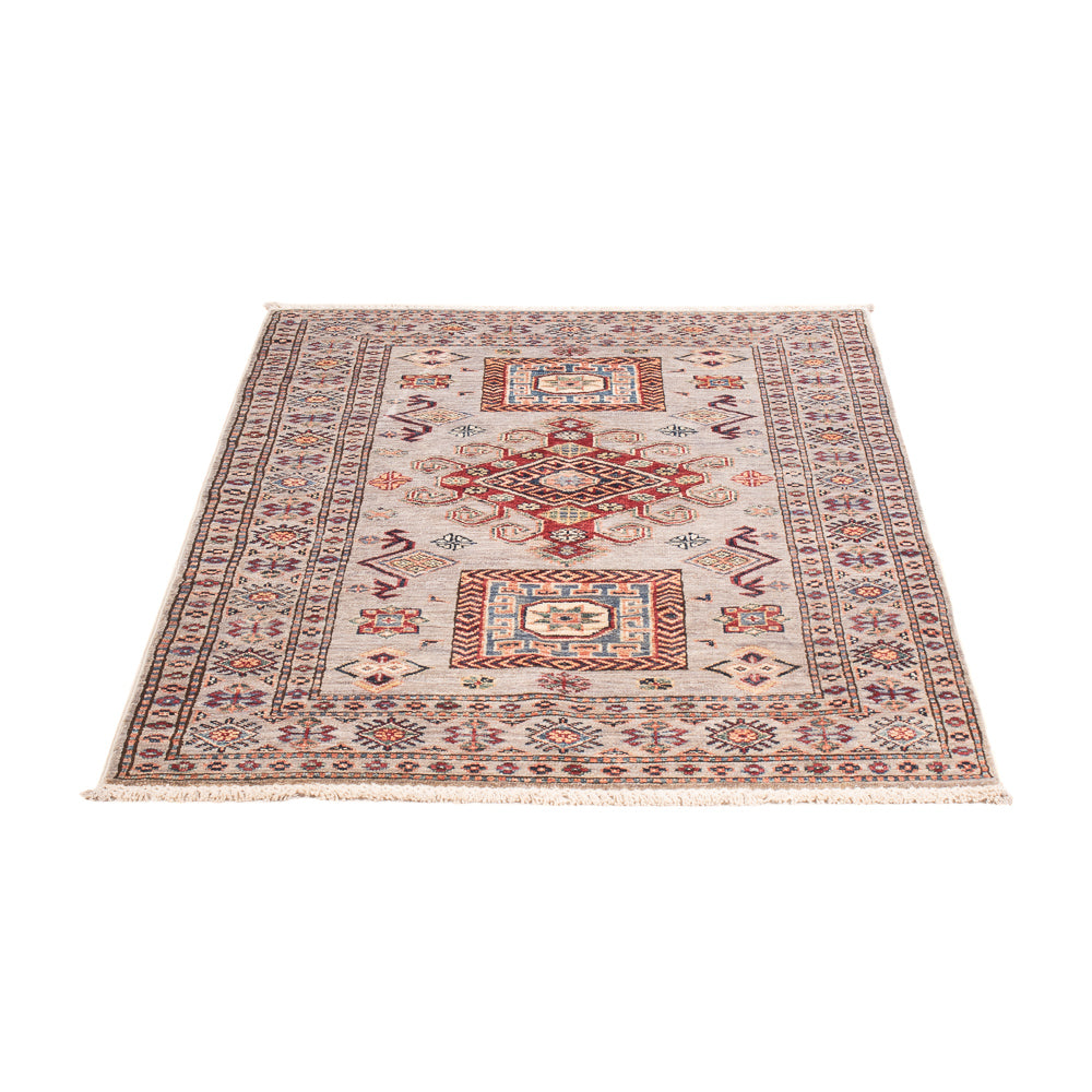 Alfombra Ziegler - Kazak - 151 x 95 cm - gris claro