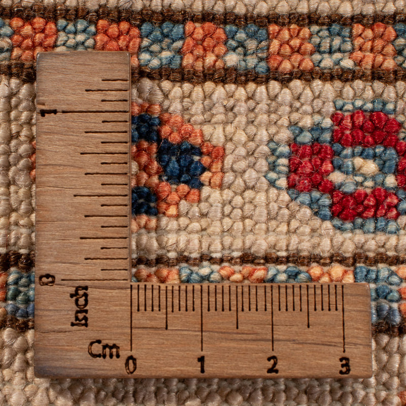 Alfombra Ziegler - Kazak - 151 x 95 cm - gris claro