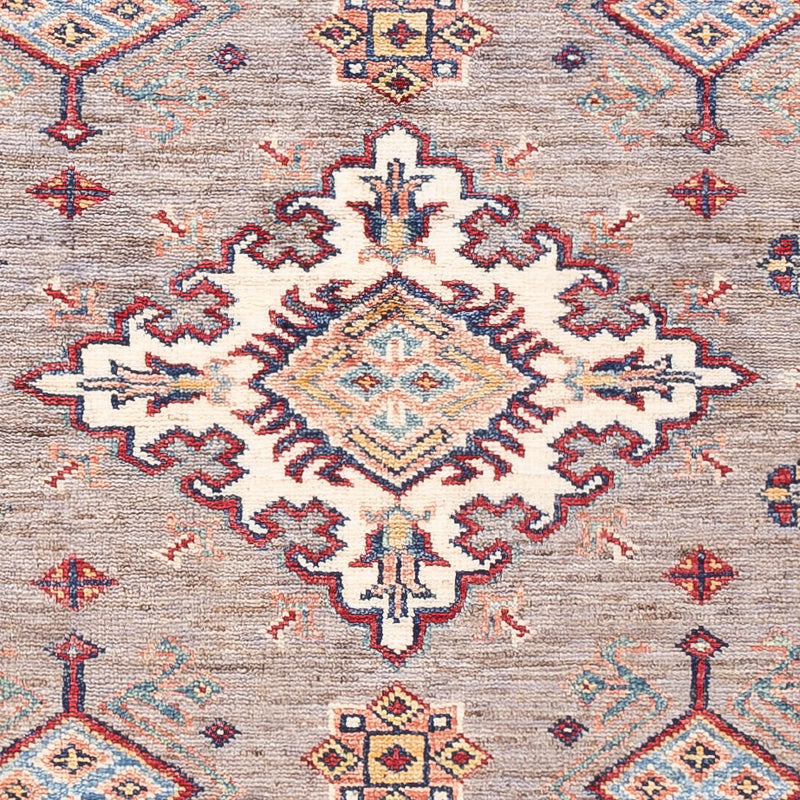Alfombra Ziegler - Kazak - 150 x 97 cm - gris claro