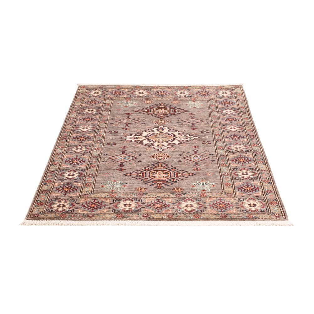 Alfombra Ziegler - Kazak - 150 x 97 cm - gris claro